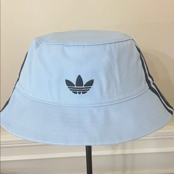 Adidas x Oasis Tour 3-Stripes Originals Bucket Hat Night Indigo M/L - Picture 3 of 6